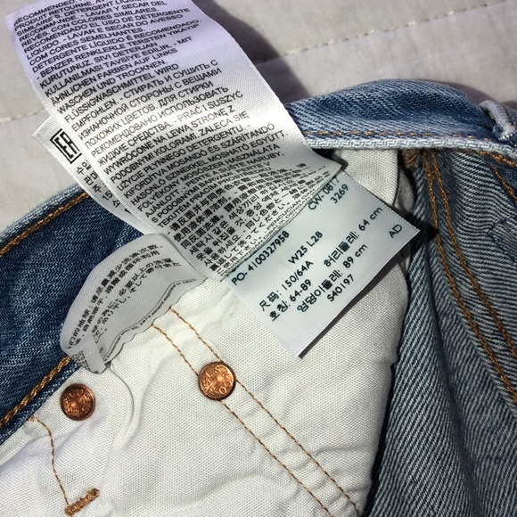 NWOT Unique 501 Levi’s - Picture 7 of 7